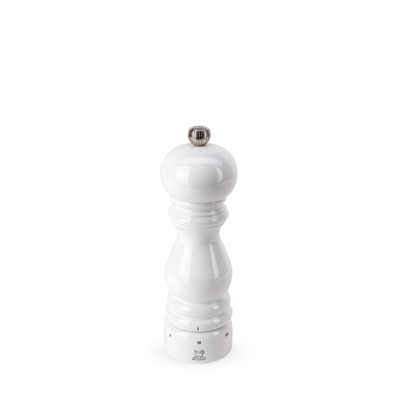 Peugeot Paris u'Select Salt Mill in Wood White Lacquered 18 cm - 7in