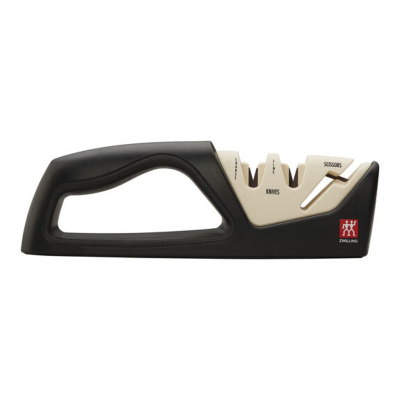 ZWILLING 2 Stage Pull-Through with Shear Sharpener in White, Edge Maintenance Series