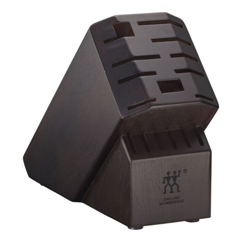 ZWILLING Pro 16 Slot Knife Block in Dark Walnut, Storage Series