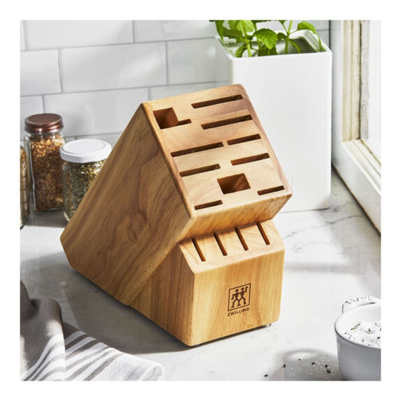 ZWILLING TWIN 14 Slot Knife Block in Birchwood, Storage Series