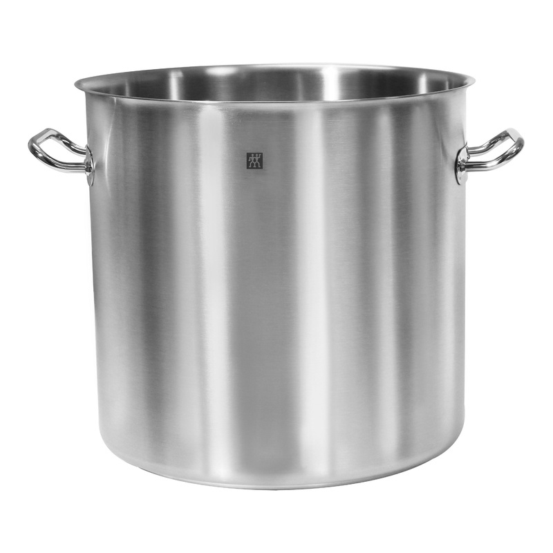 ZWILLING 38 Qt. Stainless Steel Stock Pot without Lid, Commercial Series