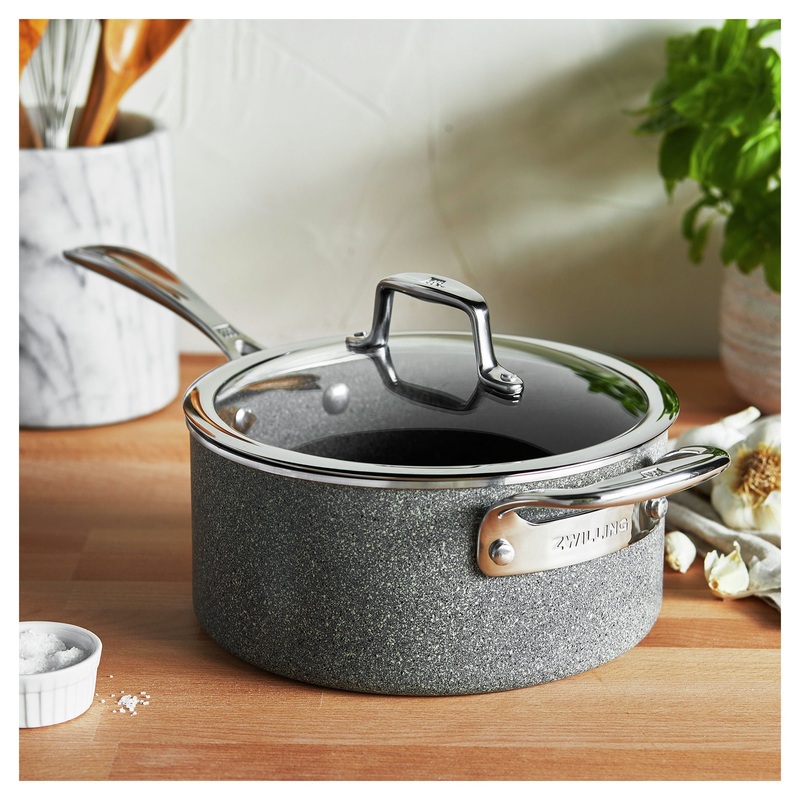 ZWILLING 4 Qt. Aluminum Non-Stick Sauce Pan, Vitale Series