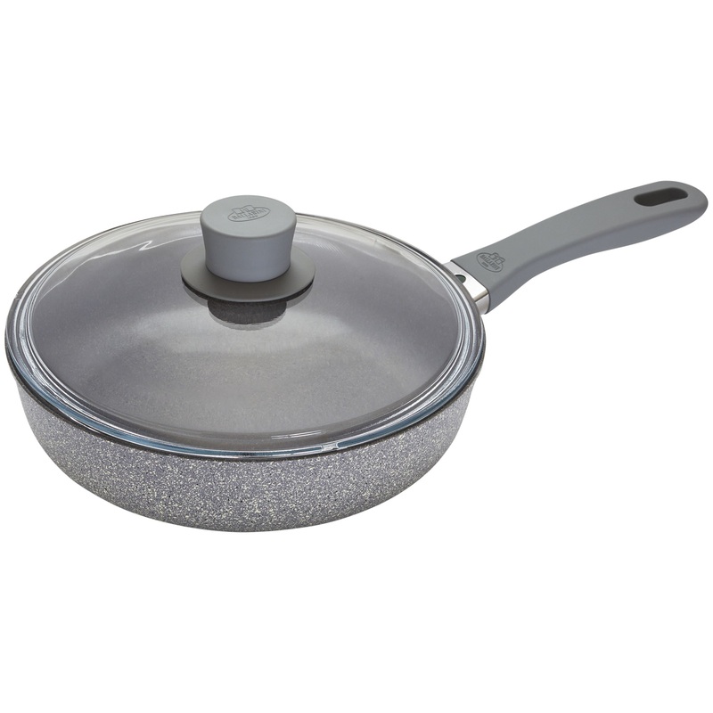 Ballarini 2.6 Qt. Aluminum Nonstick Saut Pan and Lid, Parma Plus Series
