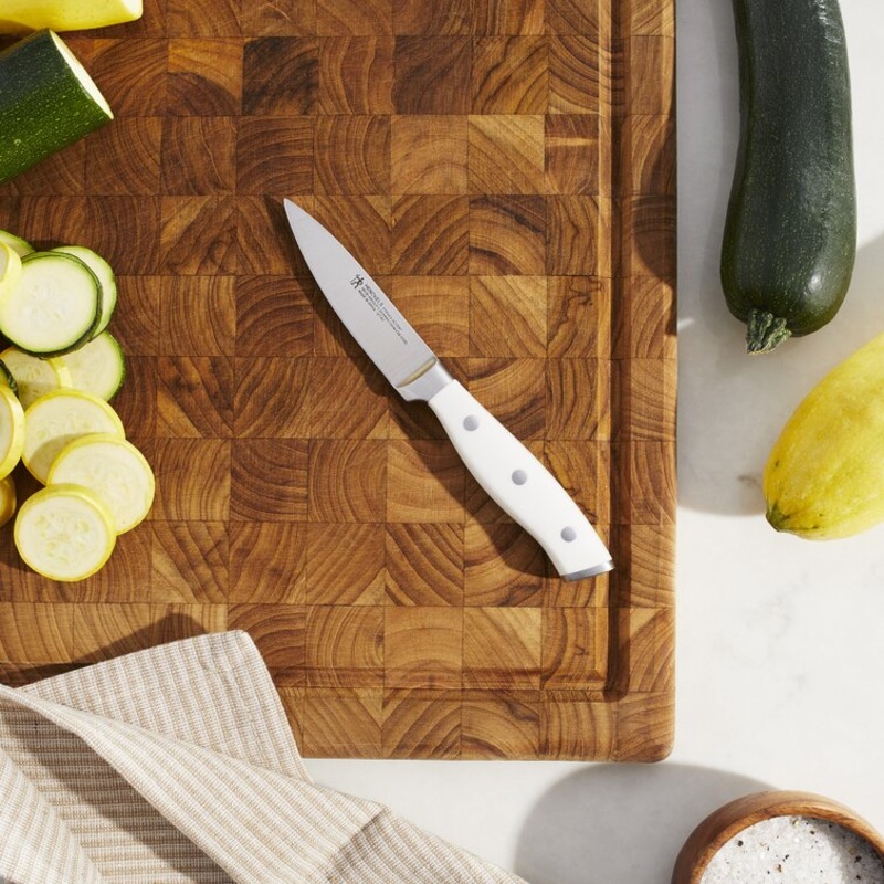 Henckels 3.5" Paring Knife with White Handle, Forged Accent Series