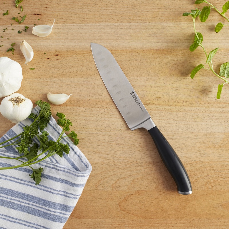 Henckels 5" Hollow Edge Santoku Knife, Elan Series
