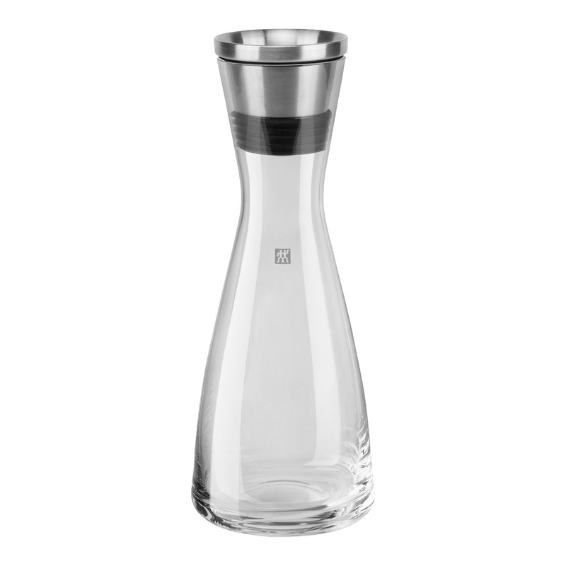 ZWILLING 33.8oz Carafe with 18/10 Stainless Steel Lid, Prdicat Glassware Series