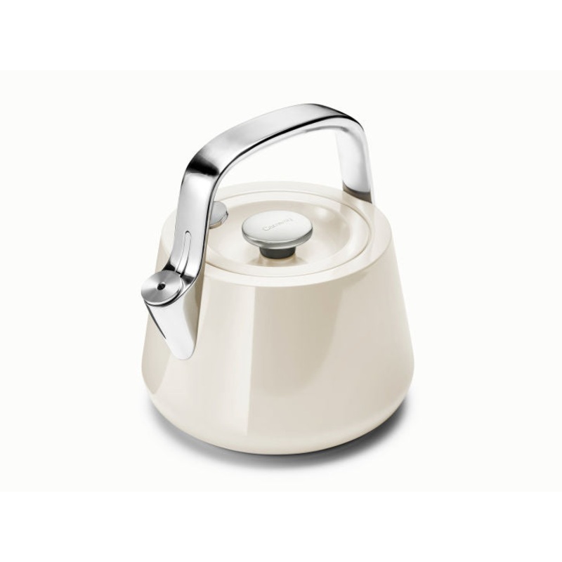 Caraway Whistling Tea Kettle in Cream