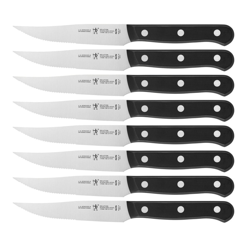Henckels 8pc Steak Knife Set, Solution Series