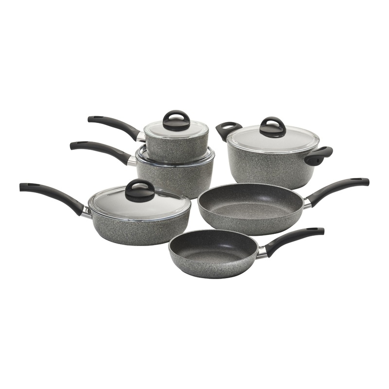 Ballarini 10pc Aluminum Nonstick Cookware Set, Parma Series
