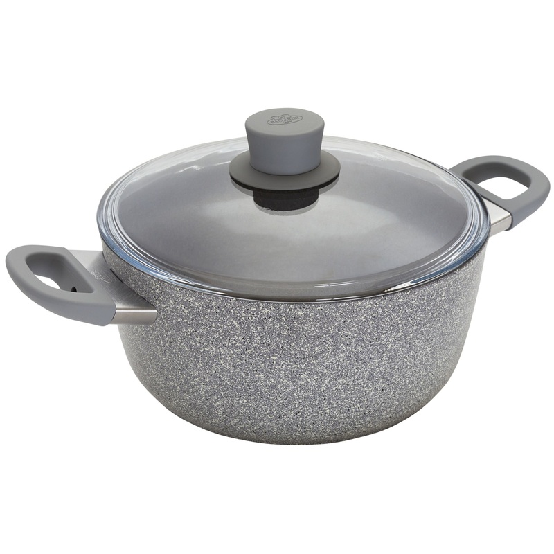 Ballarini 4.9 Qt. Aluminum Nonstick Dutch Oven and Lid, Parma Plus Series