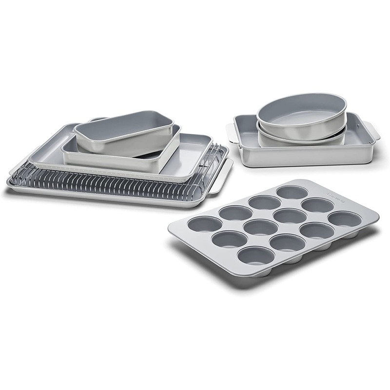 Caraway Complete Bakeware Set in Gray