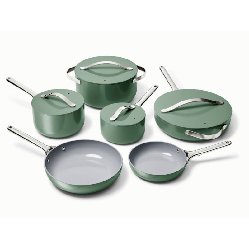 Caraway Deluxe Cookware Set in Sage