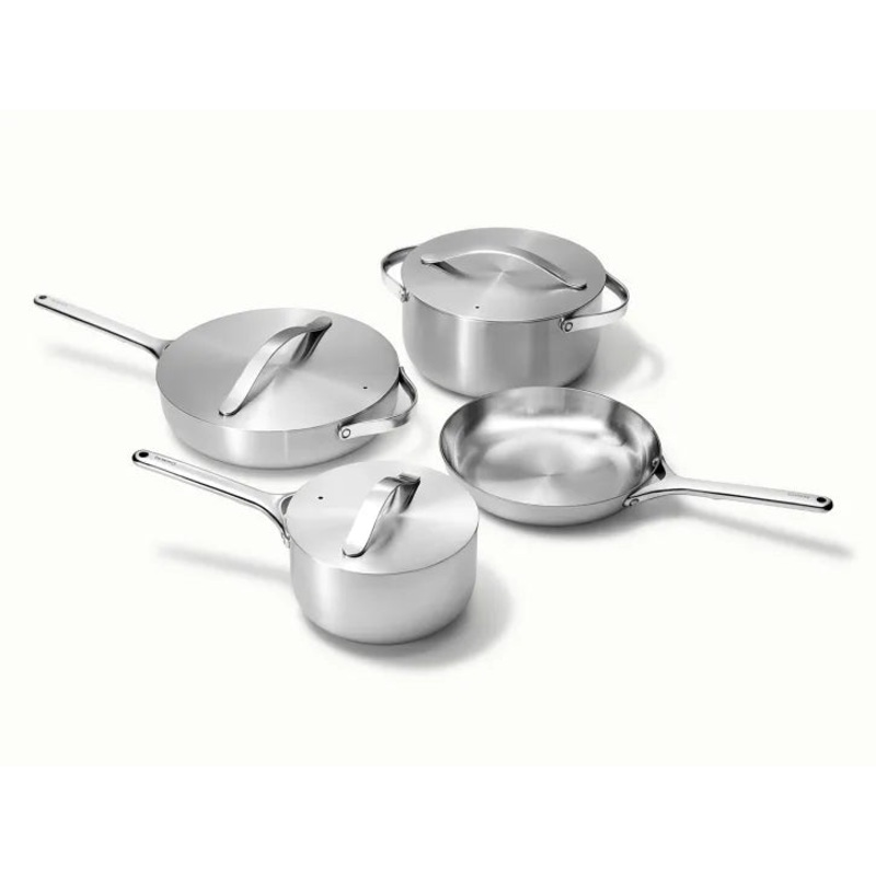 Caraway Non-Toxic Stainless Steel Cookware Set