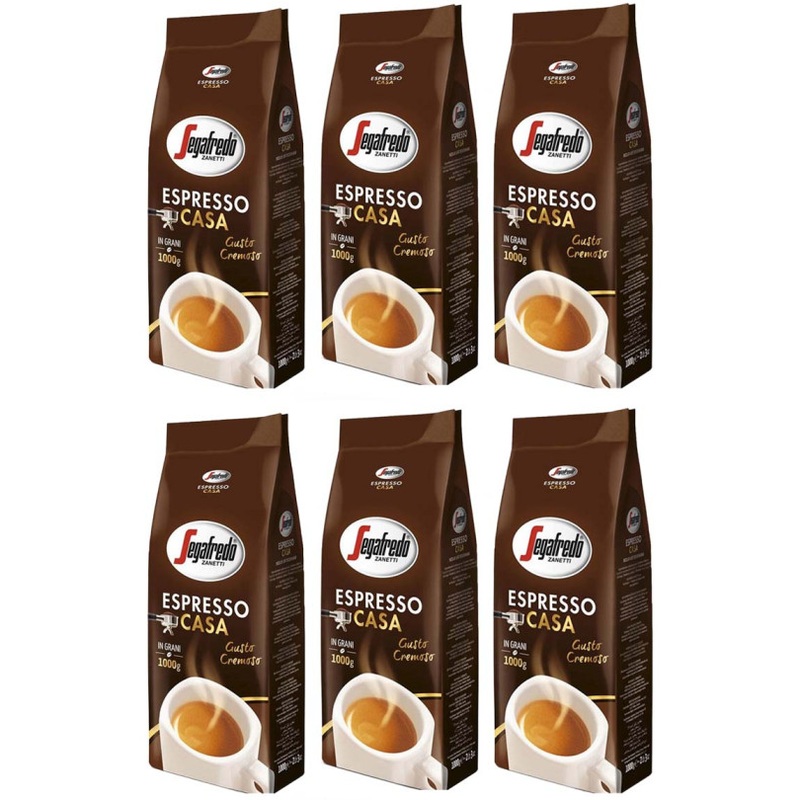 Segafredo 500g Casa Espresso Coffee Beans - 6 Pack S01184CASE
