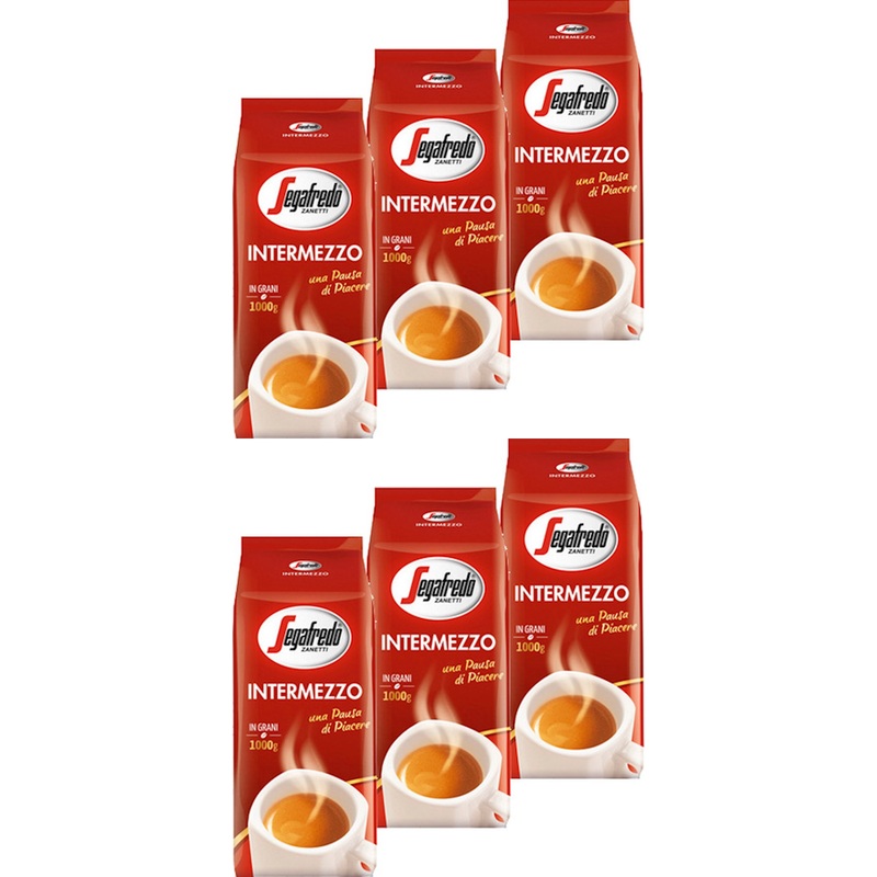Segafredo 500g Intermezzo Coffee Beans - 6 Pack S01183CASE