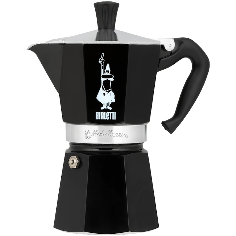 Bialetti Moka Express Black - 6 Cup 18418