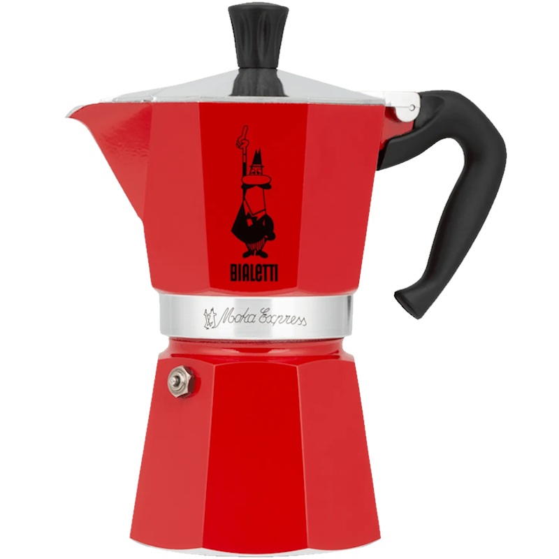 Bialetti Moka Express Red - 6 Cup 18395