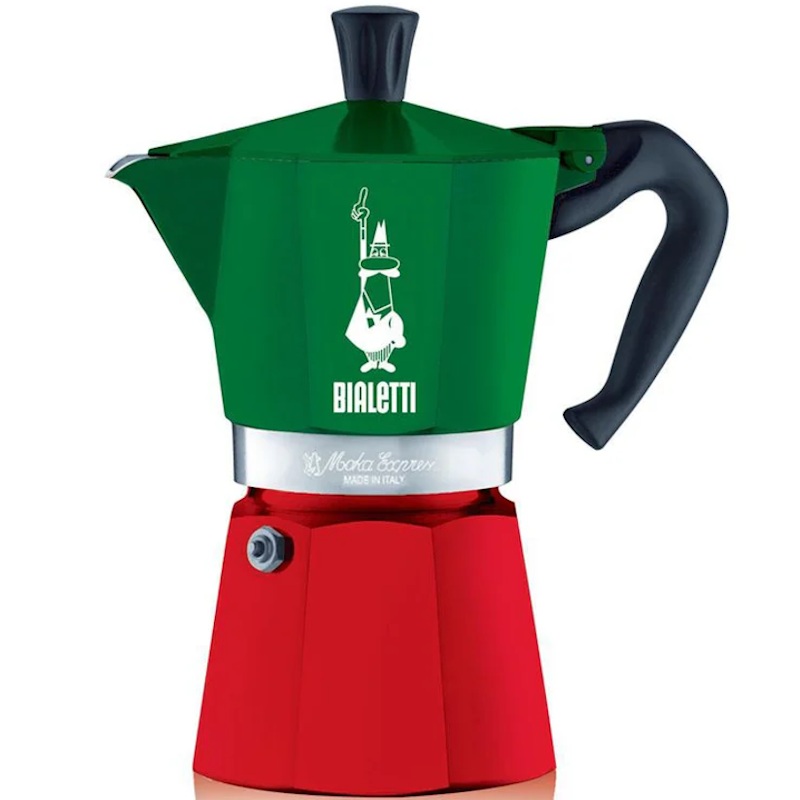 Bialetti Moka Express Tricolor - 6 Cup 18944