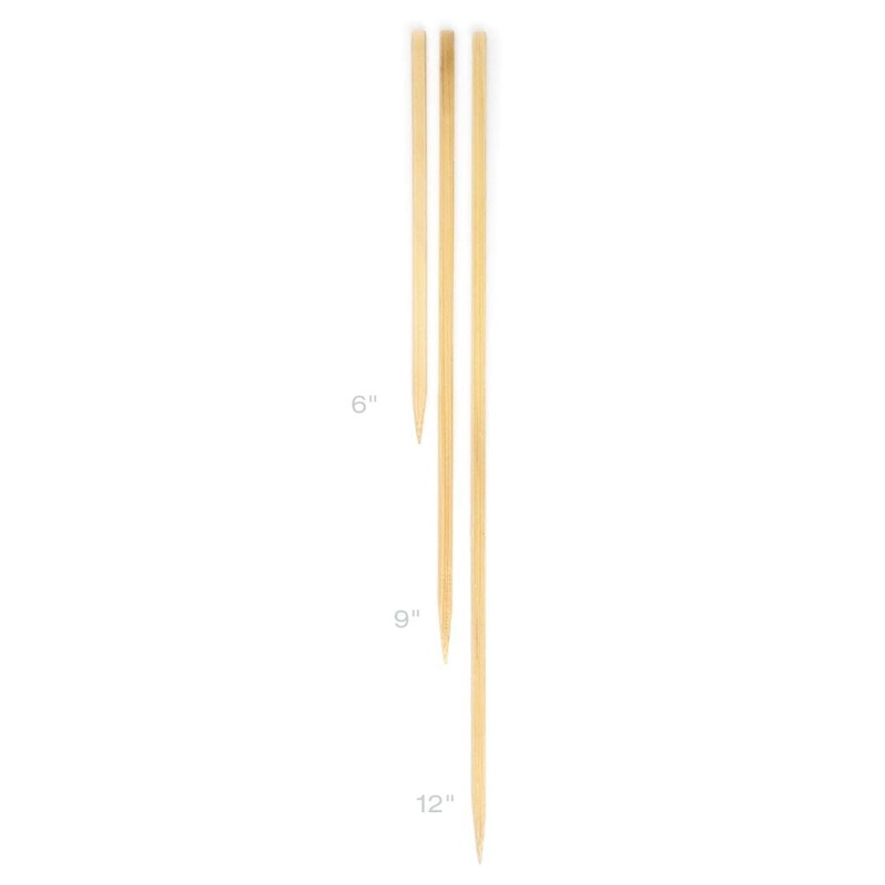 RSVP Flat Bamboo Skewers  6 Long
