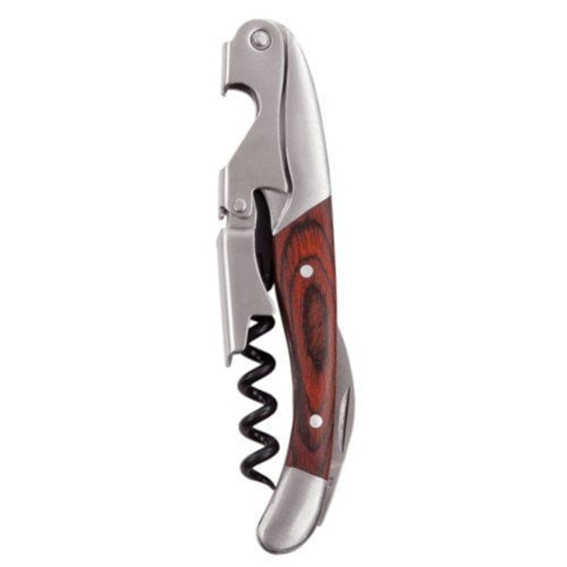 True Brands Wood Corkscrew