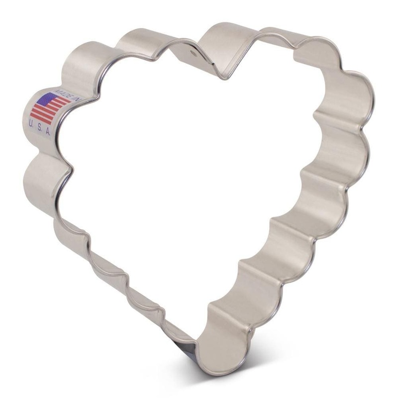 Cookie Cutter, Heart Scalloped