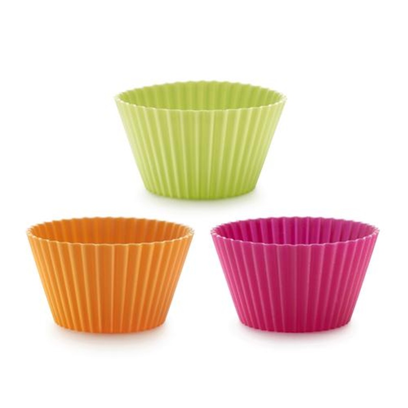 Lekue Big Silicone Muffin Cups, Set of 6
