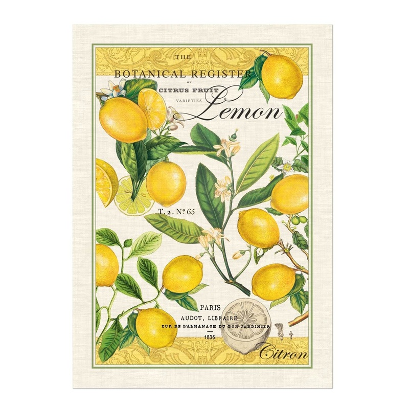 Michel Design Kitchen Towel, Lemon Basil