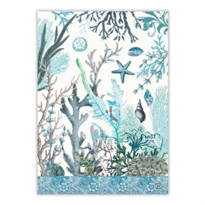 Michel Design Kitchen Towel, Ocean Tide
