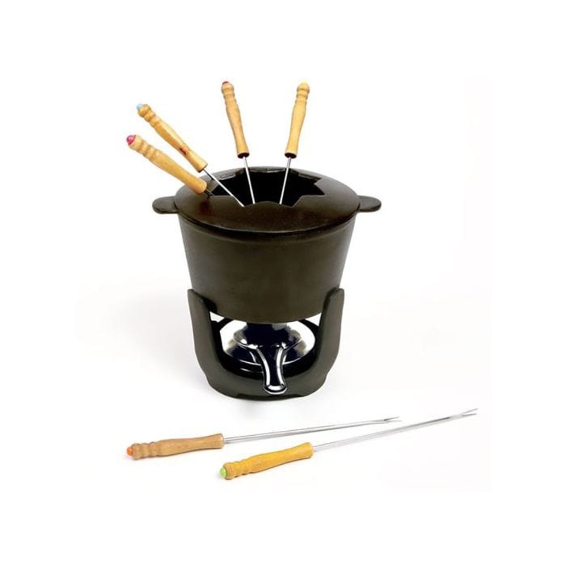 Norpro Cast Iron 10-Piece Fondue Set