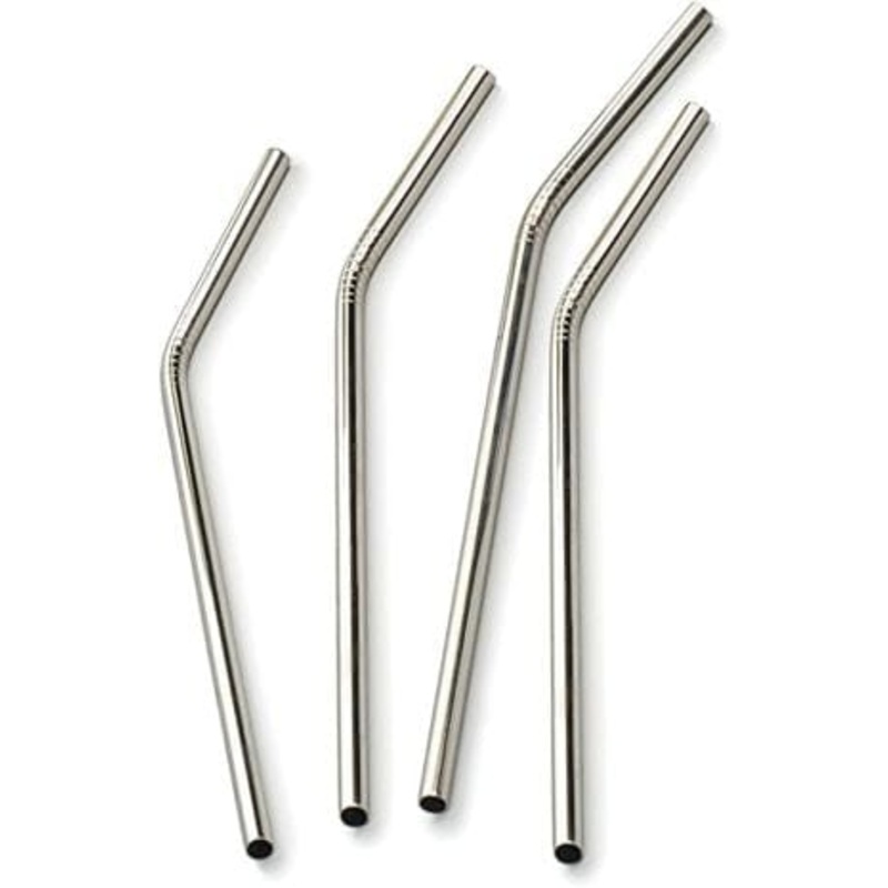 Stainless Steel Drink Straws, Set of 4