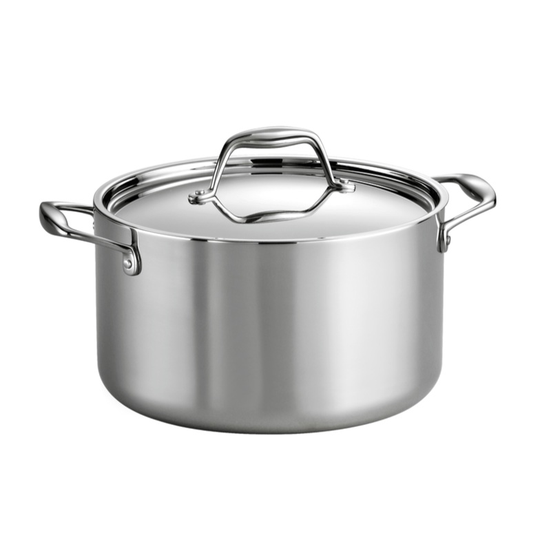 Tramontina Stainless Steel Gourmet Covered Stock Pot - 6 Qt, 8 Qt