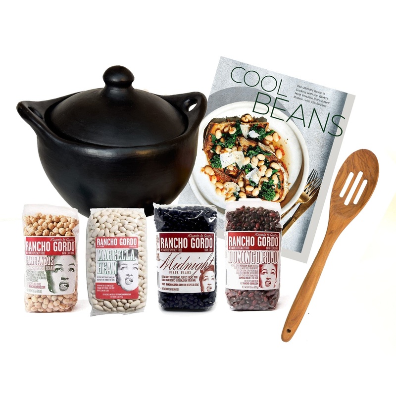 Authentic Chamba Soup & Bean Pot + Rancho Gordo Heirloom Beans Gift Set