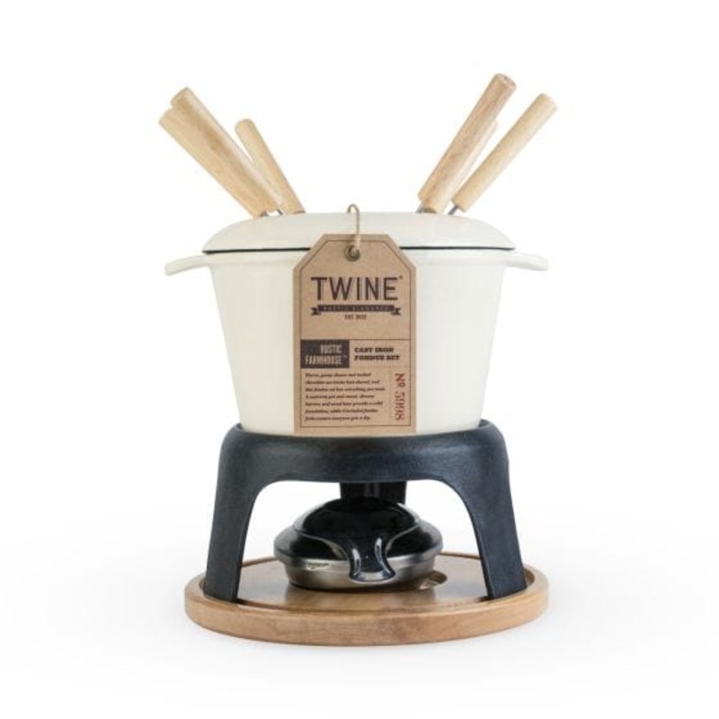 Cast Iron Fondue Set