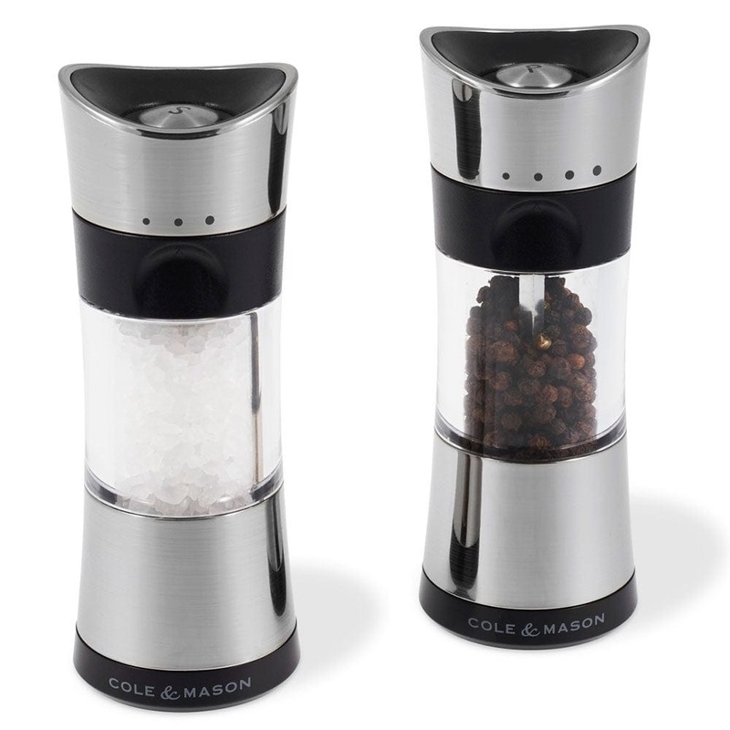Cole & Mason Horsham Salt & Pepper Set, Chrome