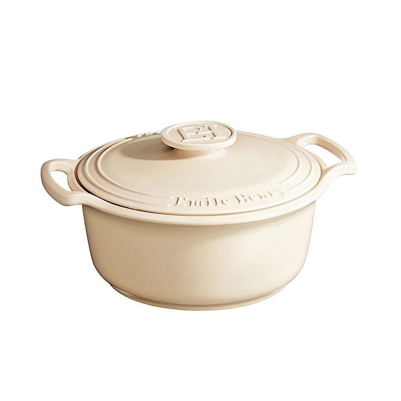 Emile Sublime Dutch Oven/Stewpot, 4 Qt., Creme