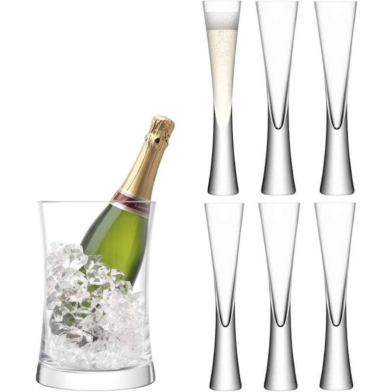 Moya Champagne Set (Bucket & Set of 6 Flutes)