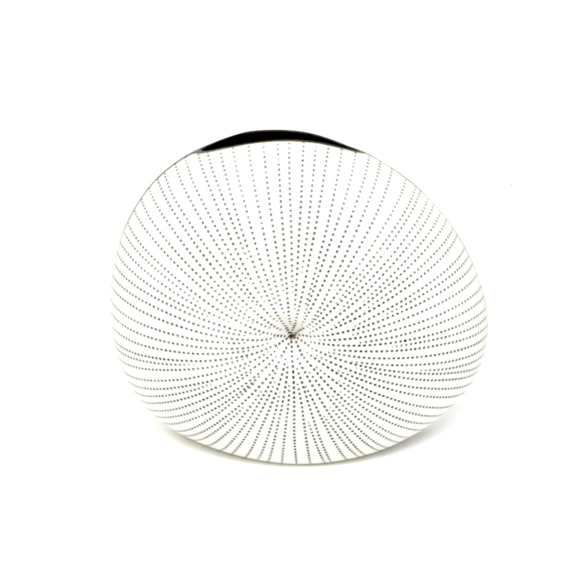 Art Floral Vase DIVA, Large White/Brown