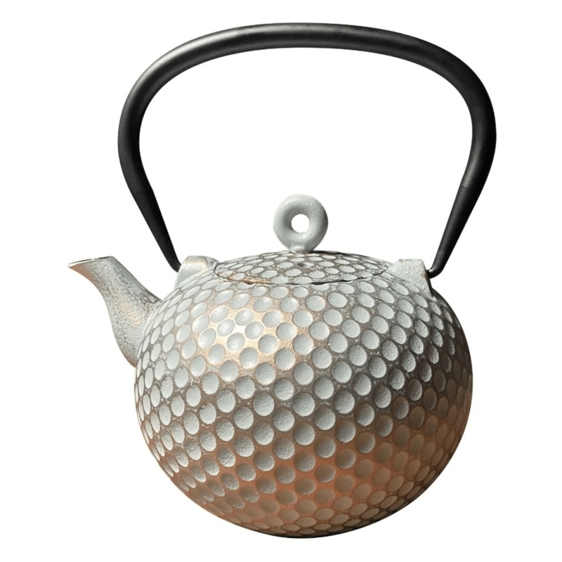 Dim Cast Iron Teapot 34 fl. oz. Mint/Gold