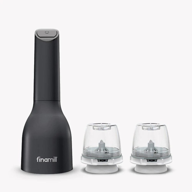 FinaMill Spice Grinder - Midnight Black