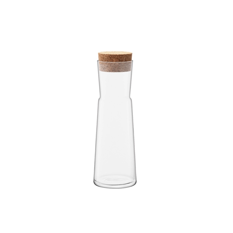 Gio Carafe & Cork Stopper 44oz Clear