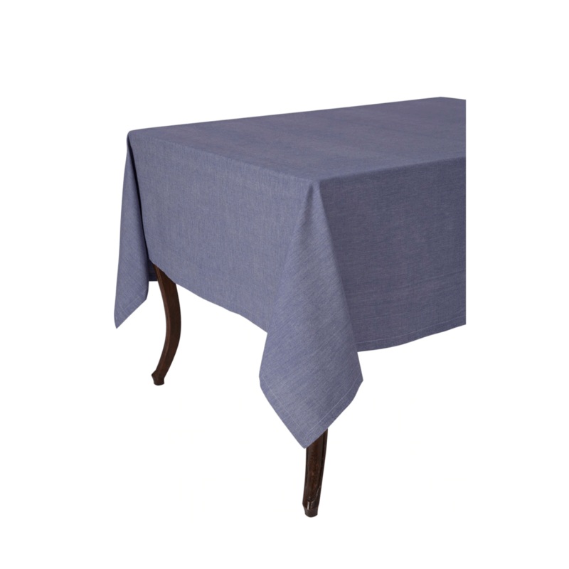 KAF Chambray Tablecloth - Navy 70" x 90"