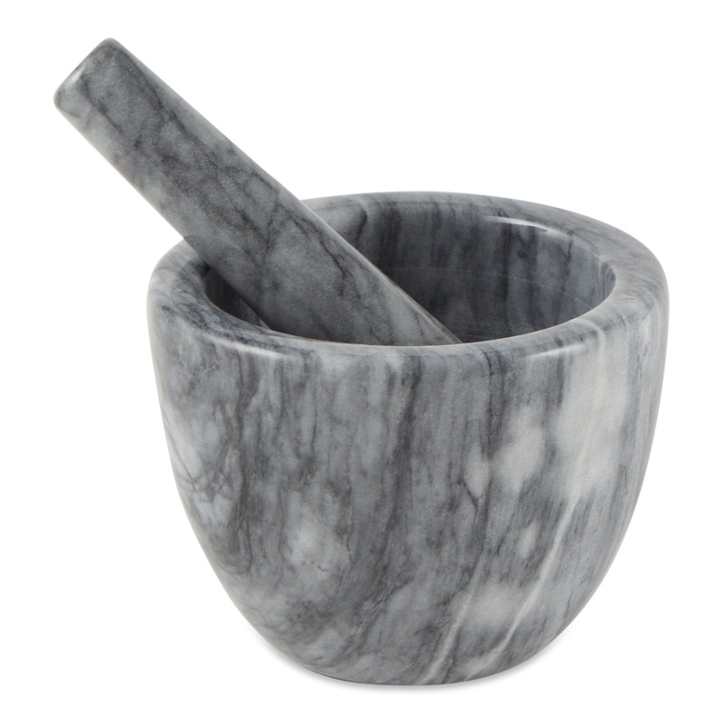 RSVP Mortar & Pestle Grey Marble