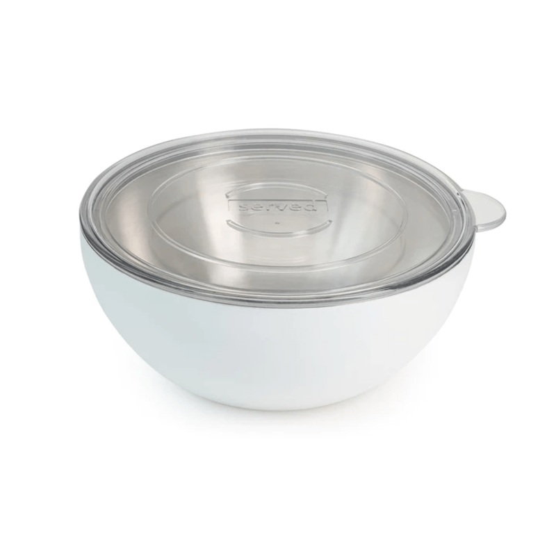 Served Insulated Serving Bowl - White