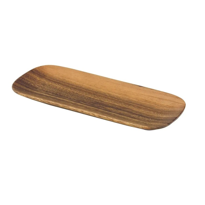 Acacia Oval Charcuterie and Serving Tray, 12 x 5 x .75