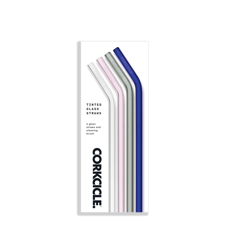 Corkcicle Straw Set - Glass - Multicolor