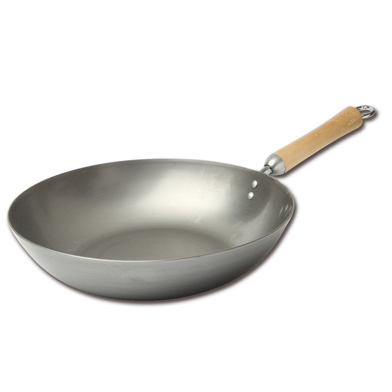 Joyce Chen Carbon Steel Stir Fry Pan - 12"