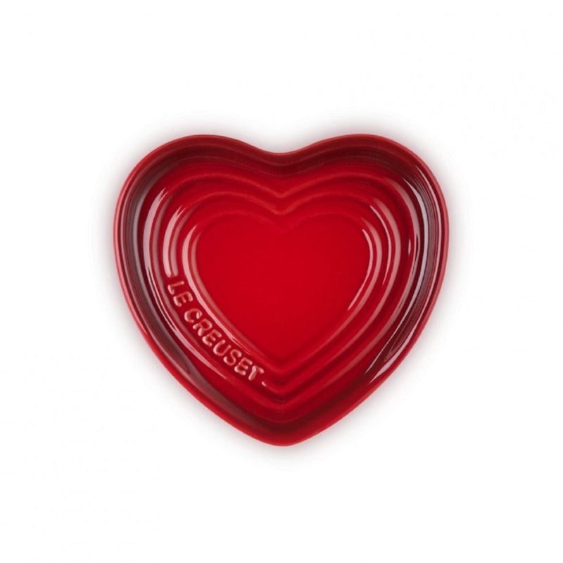 Le Creuset Spoon Rest Heart, Cerise