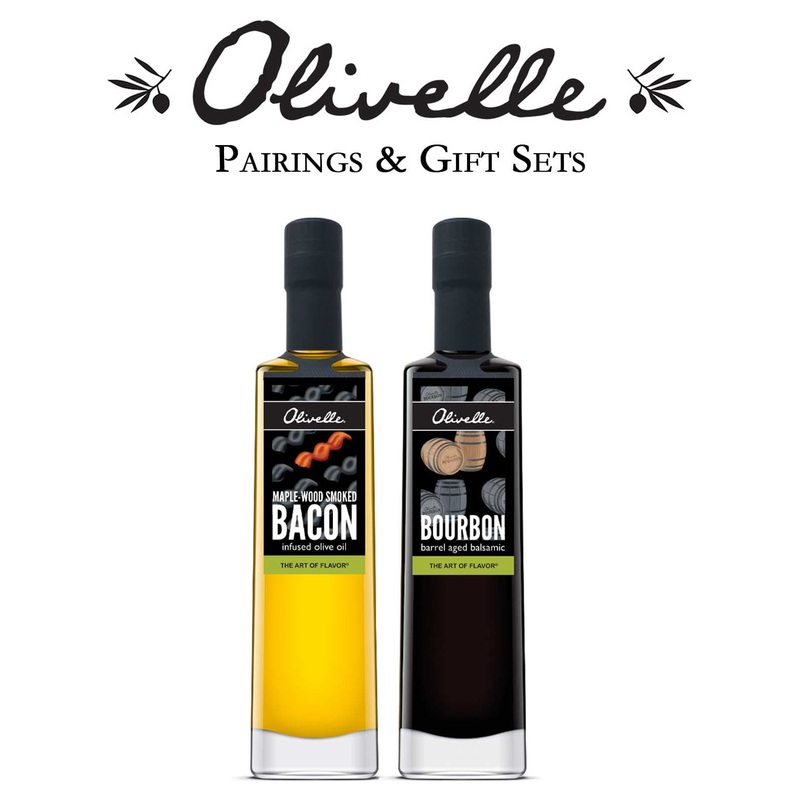 Olivelle Maple Wood Smoked Bacon Infused Olive Oil & Bourbon Barrel Balsamic Vinegar - Pairing 2