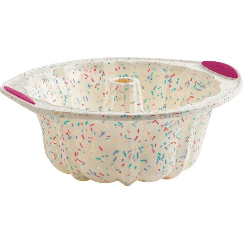 Structure Silicone Fluted Cake Pan Confetti