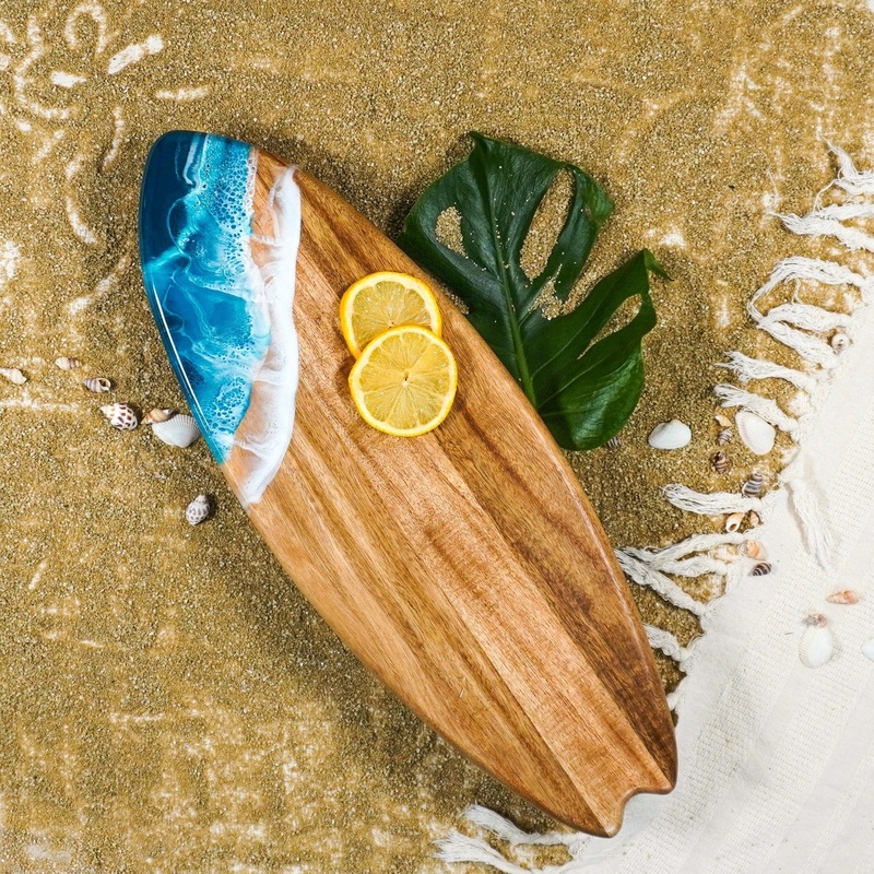 7x20 Acacia Surf Board - Ocean Vibes